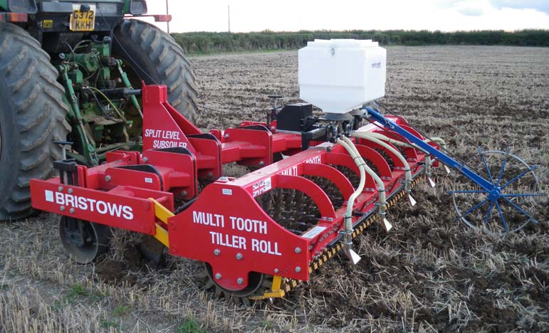 Multi-Tooth Tiller Roll Single Pass Rape Seeding System