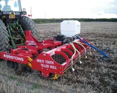 Multi-Tooth Tiller Roll Single Pass Rape Seeding System